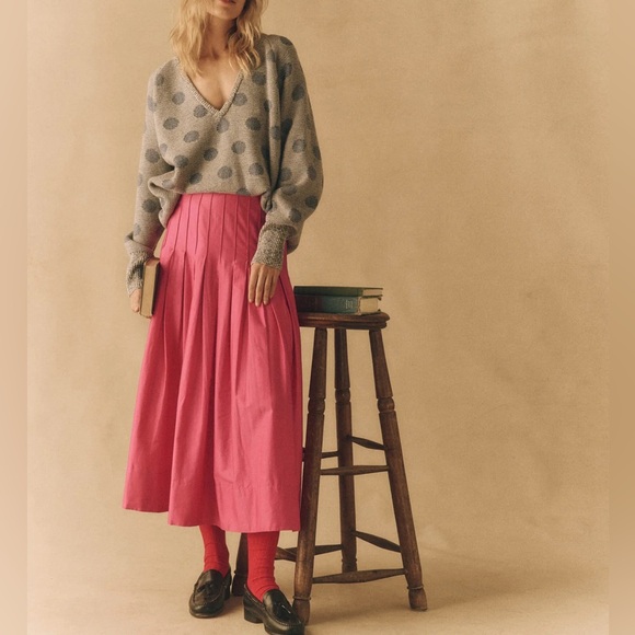 THE GREAT. Dresses & Skirts - NWT The Great Rhythm Skirt in Fuchsia
